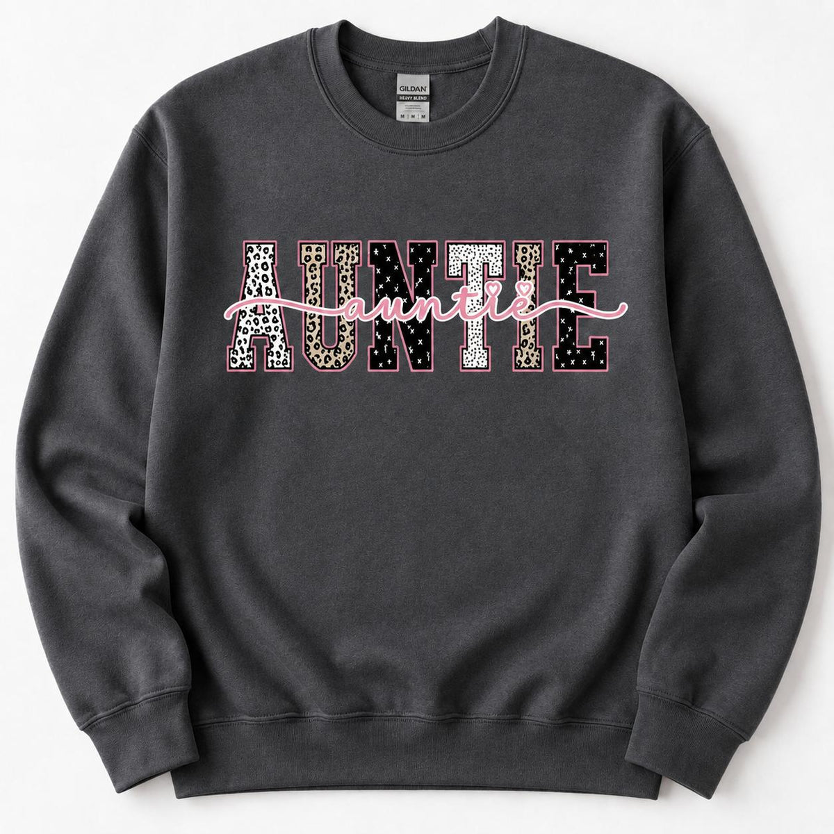 Personalized Grandma Sweatshirt With Leopard Nickname