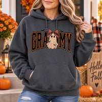 Personalized Halloween Ghost Hoodie Custom Grandma Mimi Gigi Fall Apparel