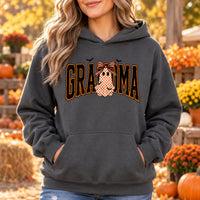 Personalized Halloween Ghost Hoodie Custom Grandma Mimi Gigi Fall Apparel