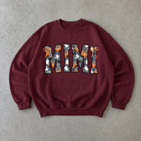 Personalized Halloween Mama Sweatshirt, Custom Choose Your Title Gigi Mimi Nana, Spooky Ghost Pumpkin Fall Gift for Women