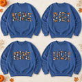 Personalized Halloween Mama Sweatshirt, Spooky Fall Pumpkin Name for Mimi Gigi or Nana, Mom Gift