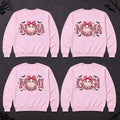Personalized Halloween Mama Sweatshirt, Custom Family Title Ghost Crewneck, Mama Mimi Gigi Grandma Aunt Abuela Mom Gift