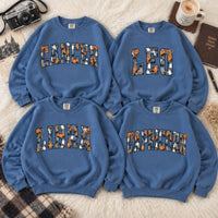 Personalized Halloween Mama Sweatshirt, Custom Choose Your Name Mimi Gigi Nana, Spooky Fall Mom Gift