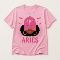 Personalized Halloween Zodiac T-Shirt, Custom Choose Your Sign, Spooky Slay Girl Horoscope Graphic, Gothic Astrology Gift