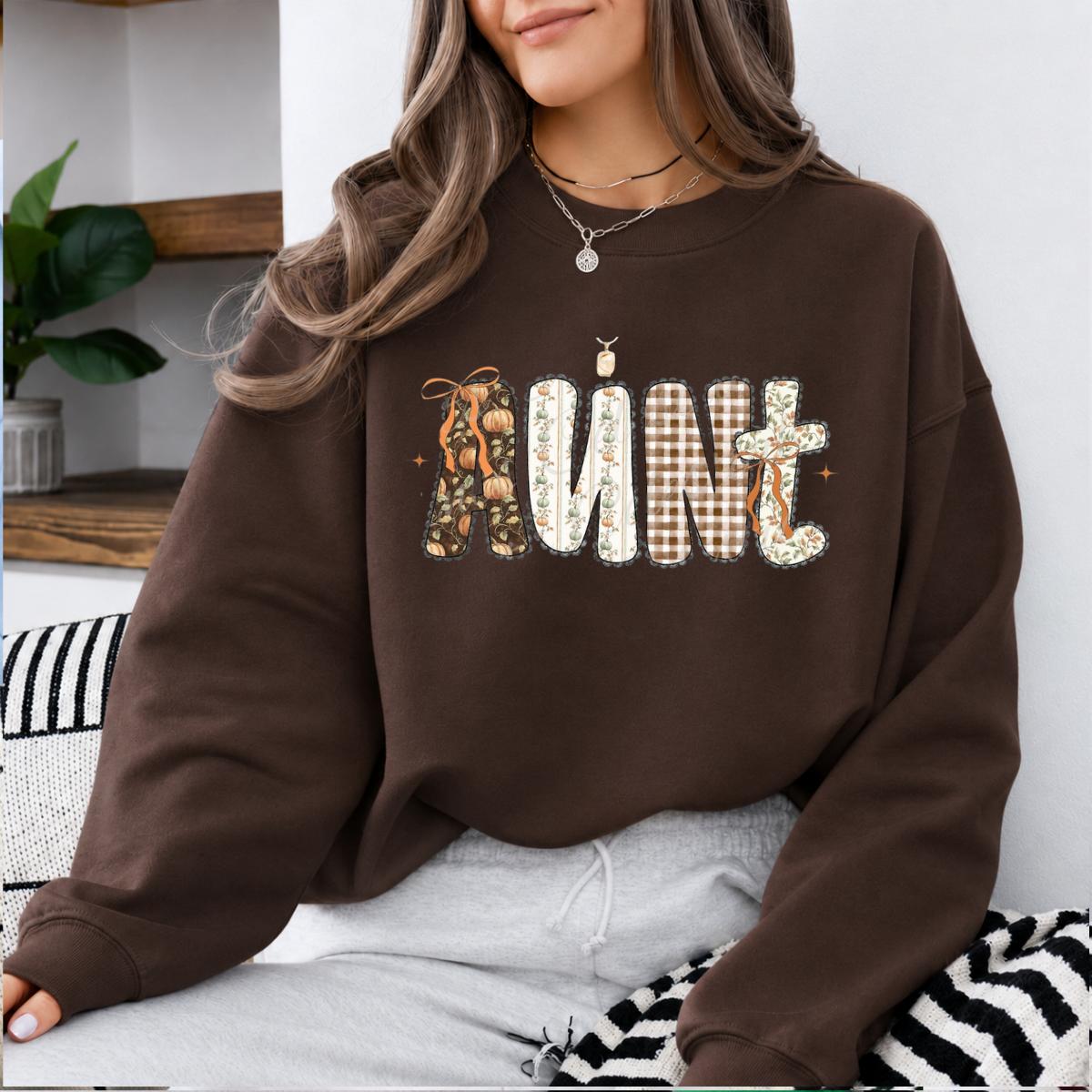 Personalized Mama Sweatshirt, Custom Family Title Design, Choose Your Name or Nickname, Leopard Bow Mom Grandma Aunt Gift