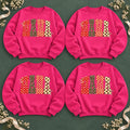 Personalized Mama Sweatshirt with Coquette Bow, Custom Family Title Gift for Mom, Grandma or Abuela