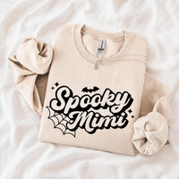 Personalized Spooky Grandma Sweatshirt Custom Nana Nickname Retro Halloween Women Cute Family Design