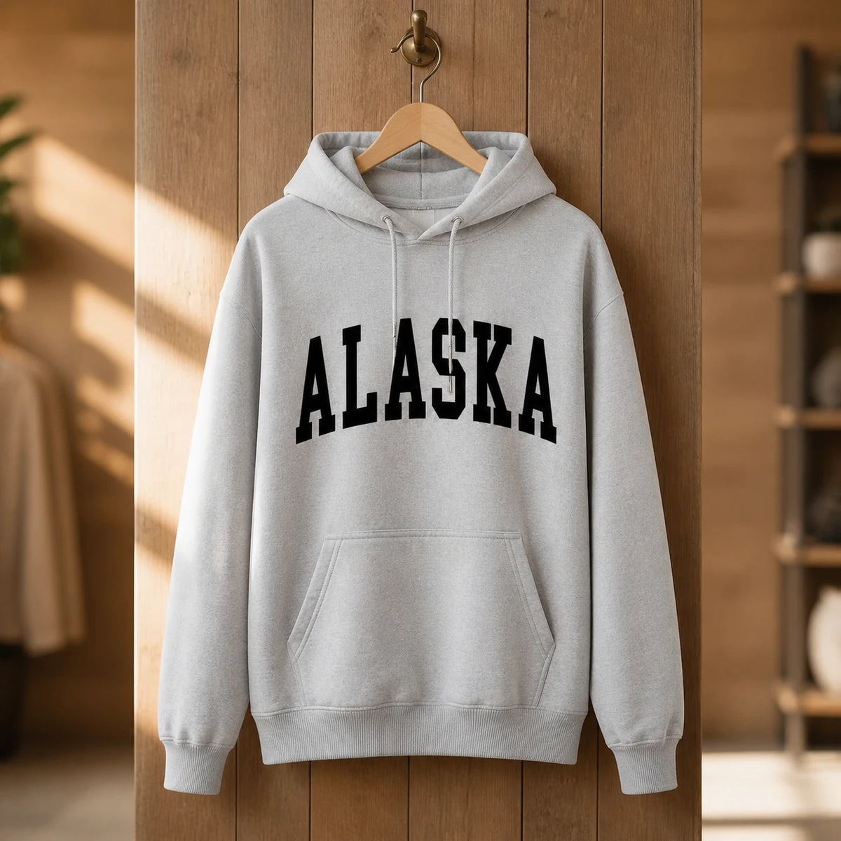 Personalized State Name Hoodie, Custom Retro Collegiate Varsity State Pride Pullover, Hometown Travel Souvenir Gift