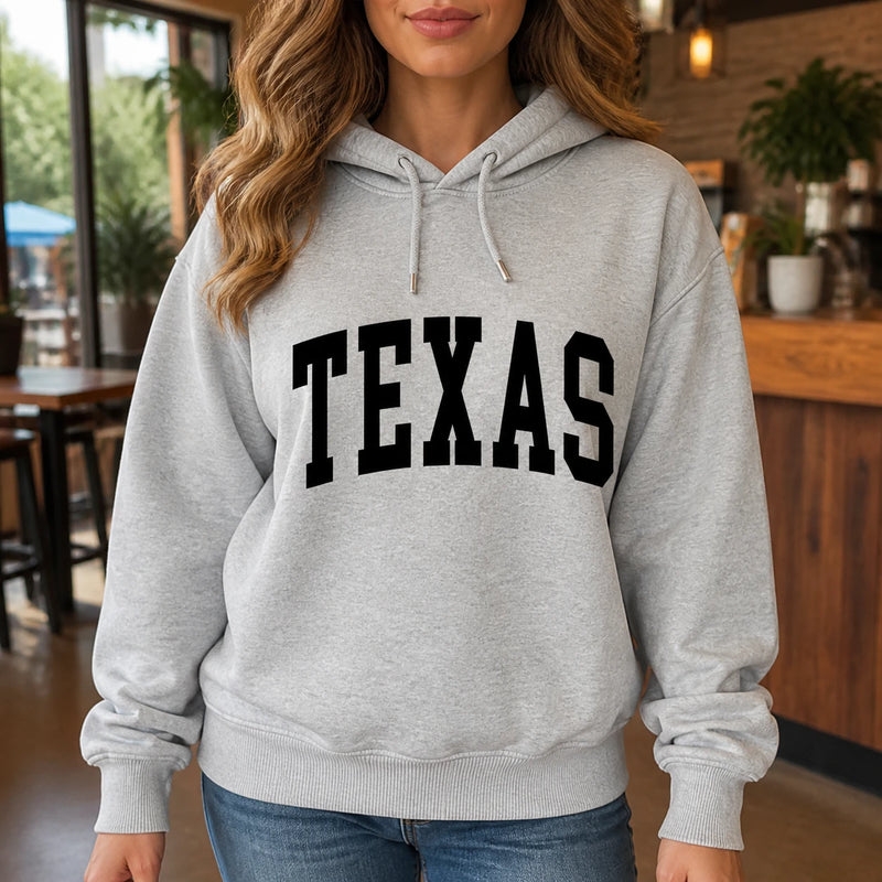 Personalized State Name Hoodie, Custom Retro Collegiate Varsity State Pride Pullover, Hometown Travel Souvenir Gift