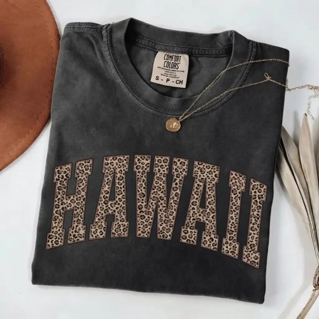 Personalized State Shirt, 50 States Leopard Print Tee