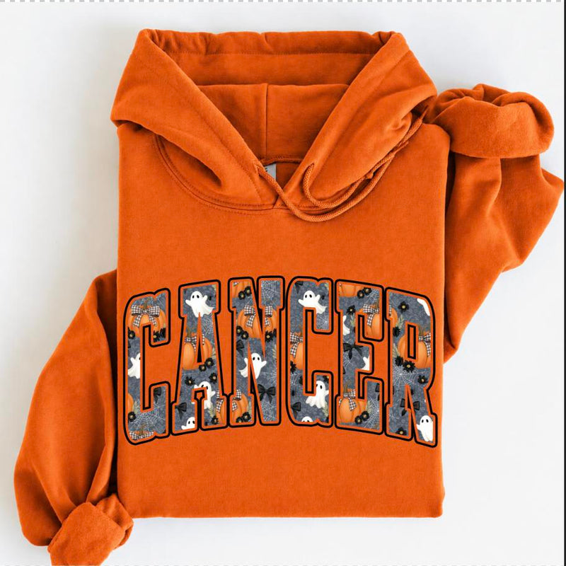 Personalized Zodiac Halloween Hoodie, Custom Choose Your Sign, Spooky Season Astrology Gift