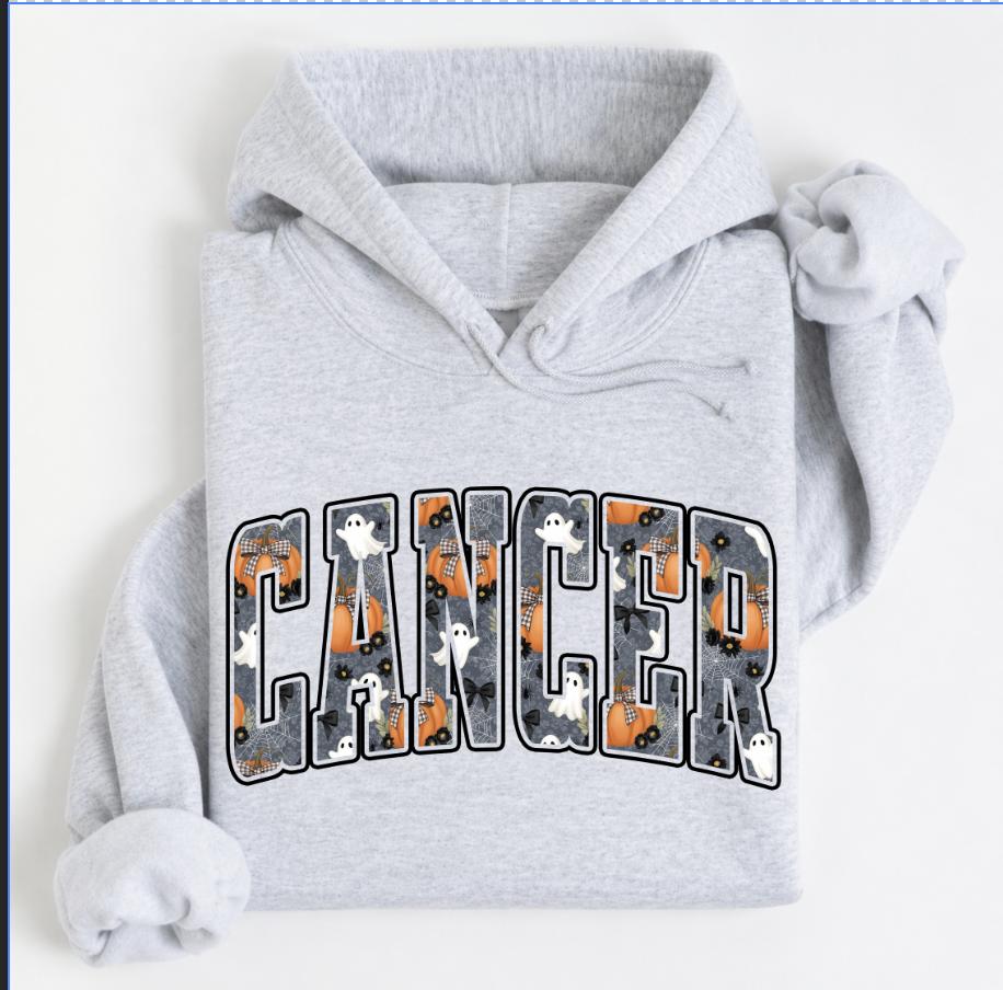 Personalized Zodiac Halloween Hoodie, Custom Choose Your Sign, Spooky Season Astrology Gift