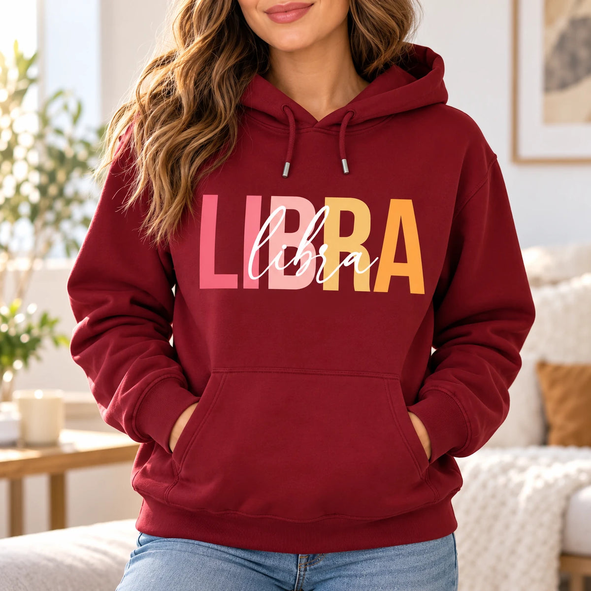 Personalized Zodiac Hoodie, Choose Your Star Sign Astrology Birthday Gift, Aries to Pisces Graphic