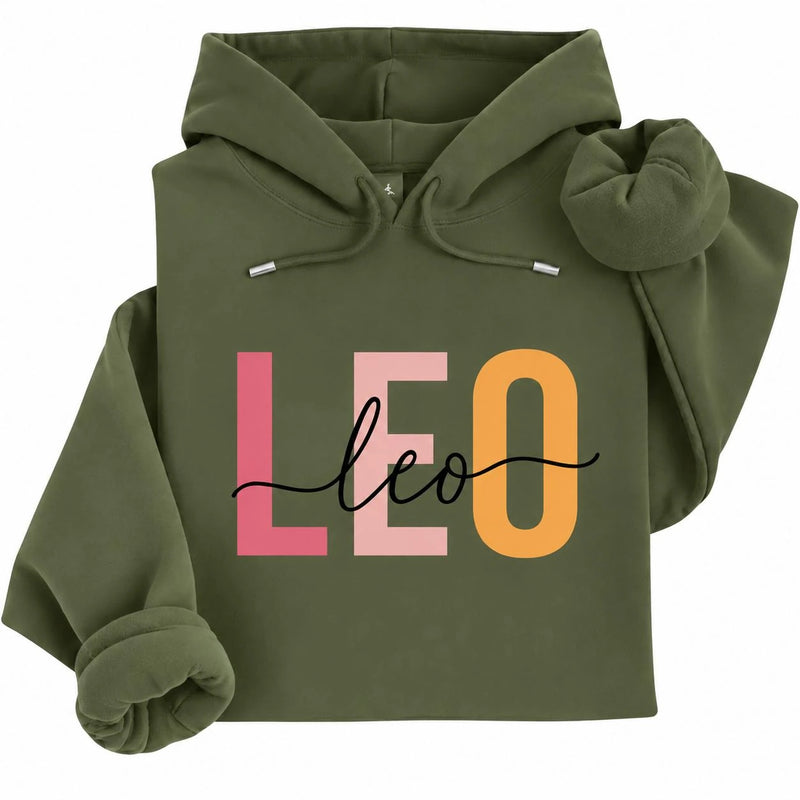 Personalized Zodiac Hoodie, Custom Choose Your Astrology Sign, Star Sign Birthday Gift for Astrology Lover Women Men, Aries to Pisces Design