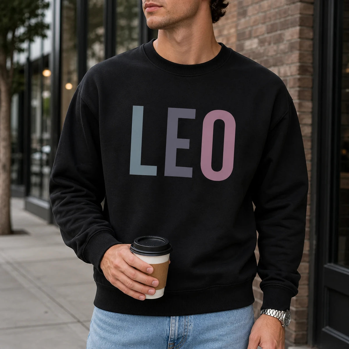 Personalized Zodiac Sign Sweatshirt, Custom Choose Your Star Sign Astrology, Horoscope Birthday Gift for Women Men Astrology Lovers