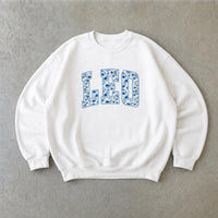 Personalized Zodiac Sweatshirt, Custom Choose Your Horoscope Sign, Floral Astrology Gift for Women