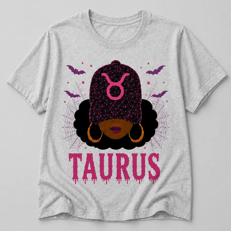 Personalized Zodiac T-Shirt, Custom Choose Your Sign Astrology, Halloween Birthday Gift
