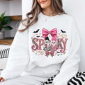 Pink Coquette Halloween Sweatshirt, Girly Fall Gift
