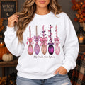 A Girl Gotta Have Options Witch Brooms Sweatshirt, Pink Coquette Halloween Graphic, Gift for Her