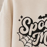 Personalized Spooky Grandma Sweatshirt Custom Nana Nickname Retro Halloween Women Cute Family Design