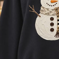Coquette Snowman Sweatshirt, Leopard Bow Christmas, Cute Winter, Trendy Holiday Graphic Gift for Women - giftcuztom.com