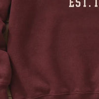 Personalized Zodiac Sweatshirt, Custom Astrological Star Sign College EST Year Birthday Gift - giftcuztom.com