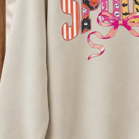 Coquette Halloween Sweatshirt and T-Shirt Spooky Bow Halloween Fall Spooky Season Women Cute Coquette