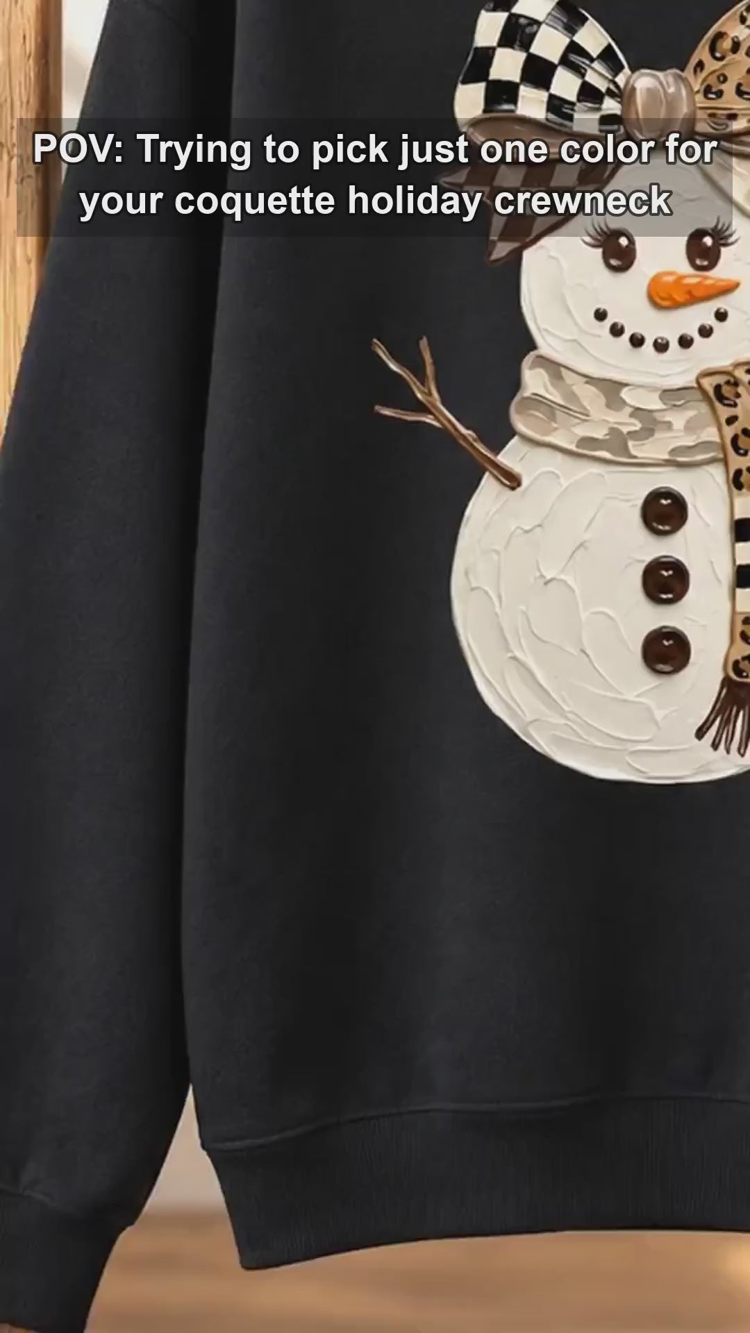 Coquette Snowman Sweatshirt, Leopard Bow Christmas, Cute Winter, Trendy Holiday Graphic Gift for Women - giftcuztom.com