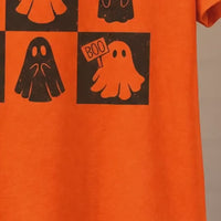 Cute Ghost Halloween T-Shirt Spooky Season Ghost Lover Fall Aesthetic Women Retro - giftcuztom.com