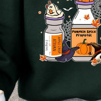 Halloween Anesthesia Pumpkin Spice Propofol Shirt, Funny CRNA Anesthesiologist Fall Medical Tee & Sweatshirt