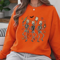 Halloween Nurse Skeleton Shirt Dancing Nurse Graphic Tee Spooky Medical Fall Gift