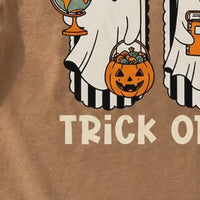Halloween Teacher T-Shirt Trick Or Teach Spooky Classroom Unisex Cute Retro