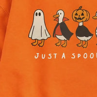 Halloween Goose Just A Spooky Goose Sweatshirt and T-Shirt Spooky Season Women Cute Graphic