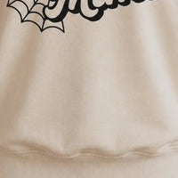 Personalized Spooky Grandma Sweatshirt Custom Nana Nickname Retro Halloween Women Cute Family Design