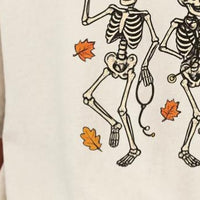 Halloween Nurse Skeleton Shirt Dancing Nurse Graphic Tee Spooky Medical Fall Gift
