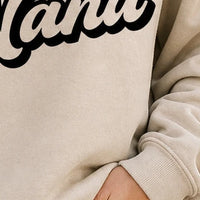 Personalized Spooky Grandma Sweatshirt Custom Nana Nickname Retro Halloween Women Cute Family Design
