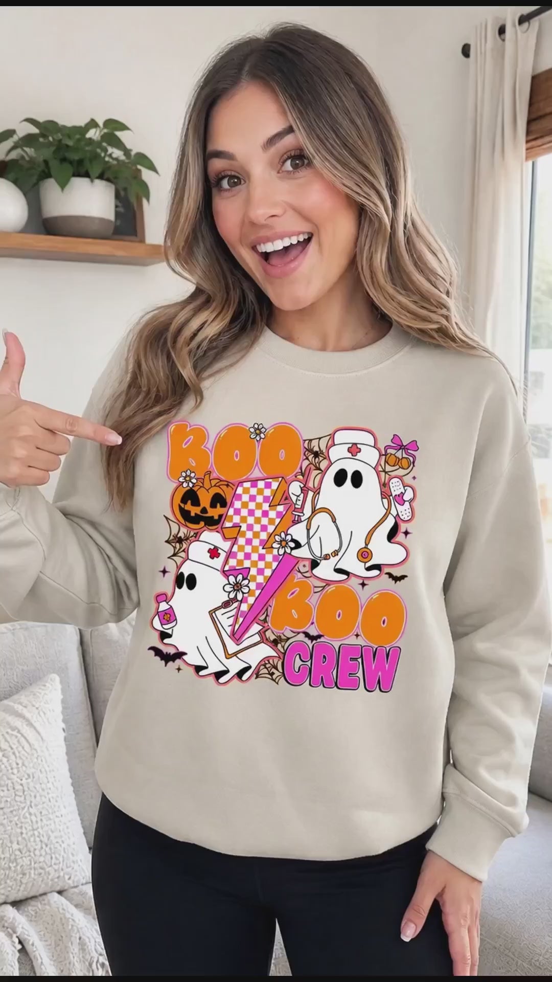 Boo Boo Crew Nurse Halloween Shirt Cute Ghost Medical Fall Tee