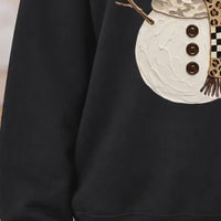 Coquette Snowman Sweatshirt, Leopard Bow Christmas, Cute Winter, Trendy Holiday Graphic Gift for Women - giftcuztom.com