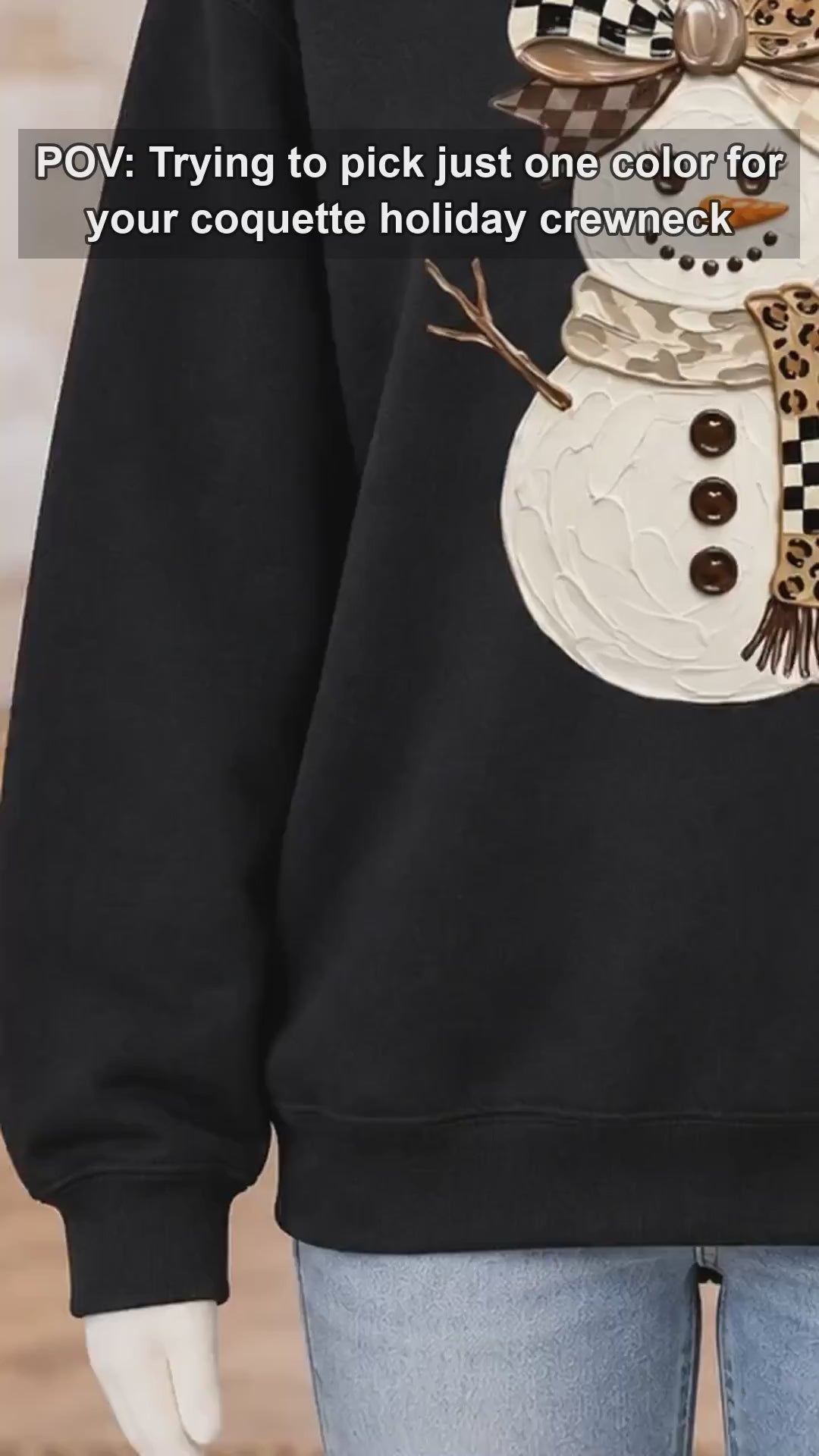Coquette Snowman Sweatshirt, Leopard Bow Christmas, Cute Winter, Trendy Holiday Graphic Gift for Women - giftcuztom.com
