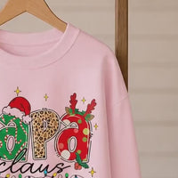 Personalized Grandma Christmas Sweatshirt Custom Family Title Claus Holiday Gift