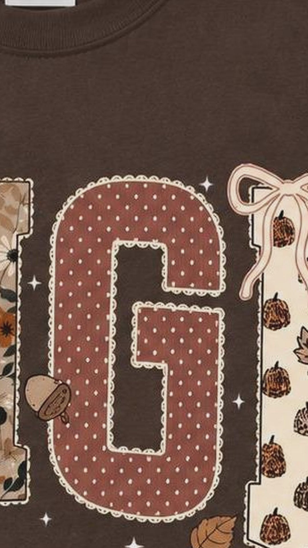 Personalized Fall Grandma T-Shirt, Custom Family Name Pumpkin Bow Floral Tee for Mama Nana Mimi Gigi Auntie - giftcuztom.com
