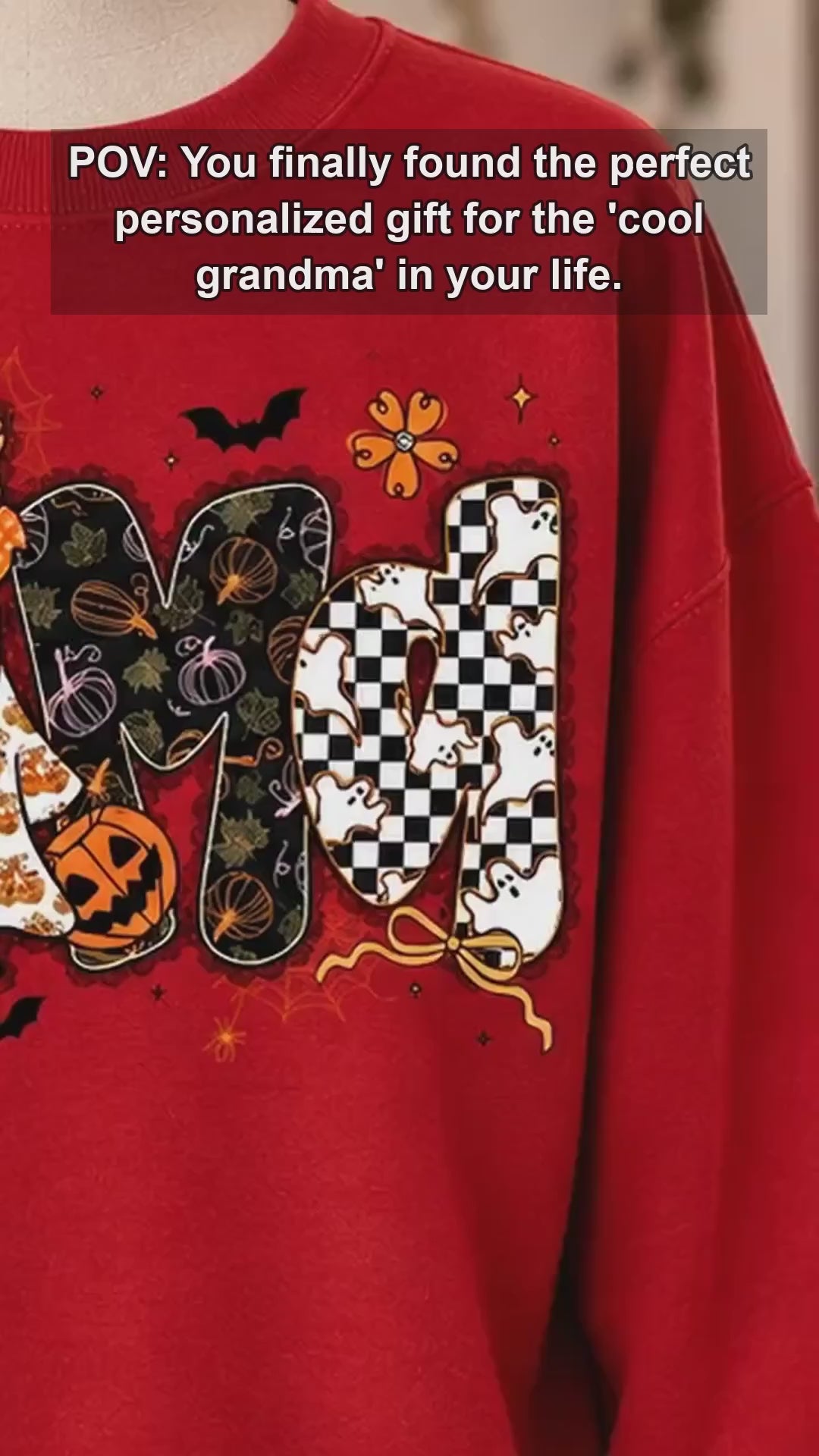 Halloween Mama Cute Ghost Sweatshirt Fall Pumpkin Women Retro Leopard Coquette