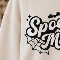 Personalized Spooky Grandma Sweatshirt Custom Nana Nickname Retro Halloween Women Cute Family Design