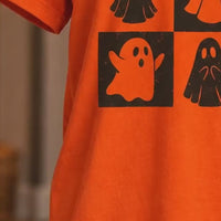 Cute Ghost Halloween T-Shirt Spooky Season Ghost Lover Fall Aesthetic Women Retro - giftcuztom.com