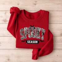 Spooky Season Horror Collage Sweatshirt Halloween Fall Unisex Retro Graphic