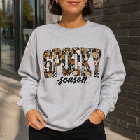 Spooky Season Sweatshirt Spooky Season Floral Ghost Pumpkin Halloween Fall Women Cute Floral