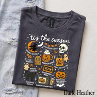Tis The Season Halloween T-Shirt Spooky Season Fall Activities Trick Or Treat Women Retro Vintage Graphic
