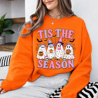 Tis The Season Halloween Tis The Season Sweatshirt and T-Shirt Spooky Season Women Retro Cute