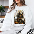 Vintage Haunted House Spooky Mansion Sweatshirt and T-Shirt Halloween Spooky Season Unisex Vintage Gothic