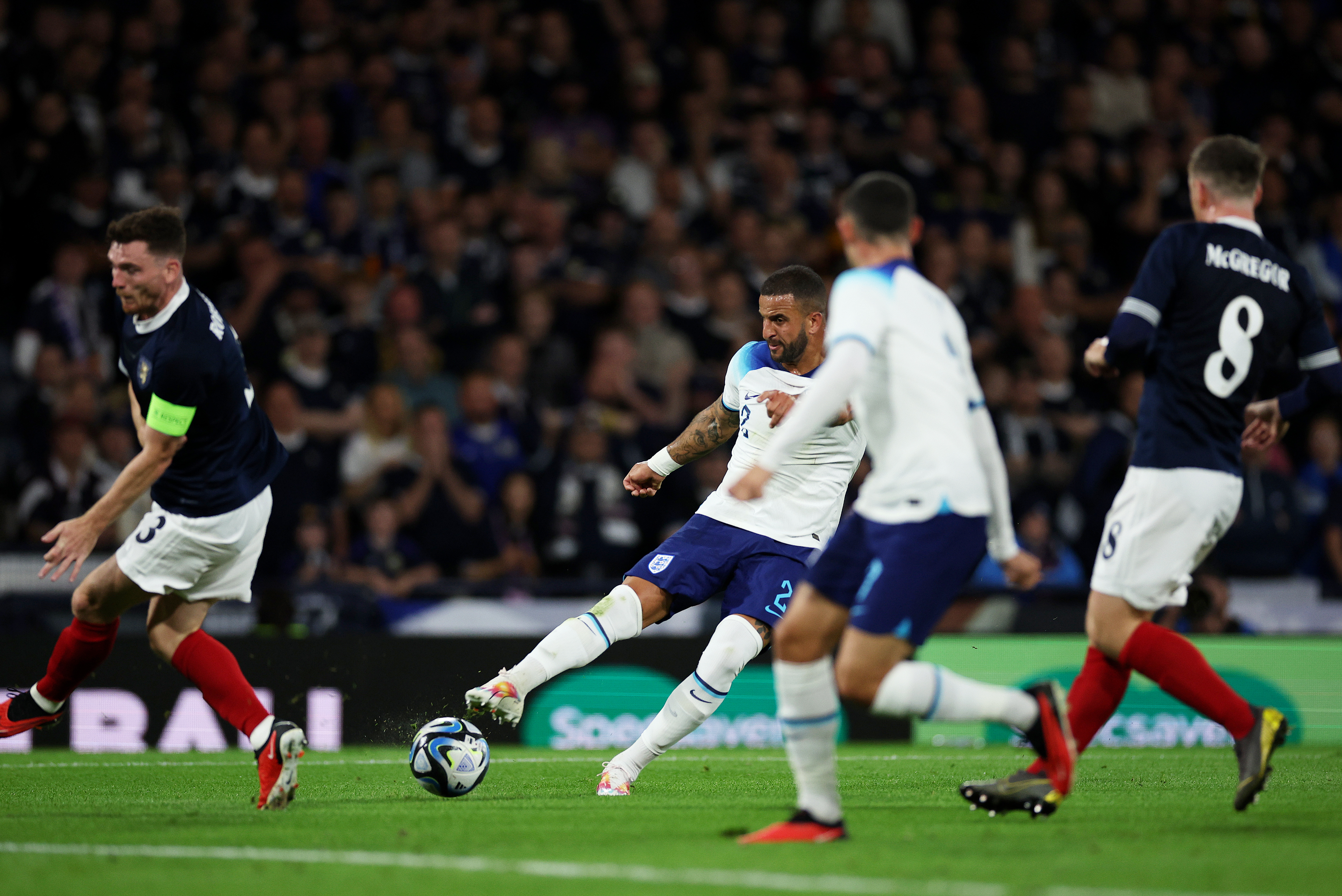 Foden deflected Kyle Walker's wayward shot past Angus Gunn